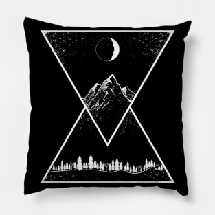 Climbing, Love Of Nature Mountains Hiking Outdoor Pillow