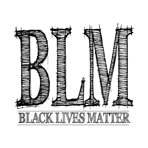Black Lives Matter Black by richardsimpsonart
