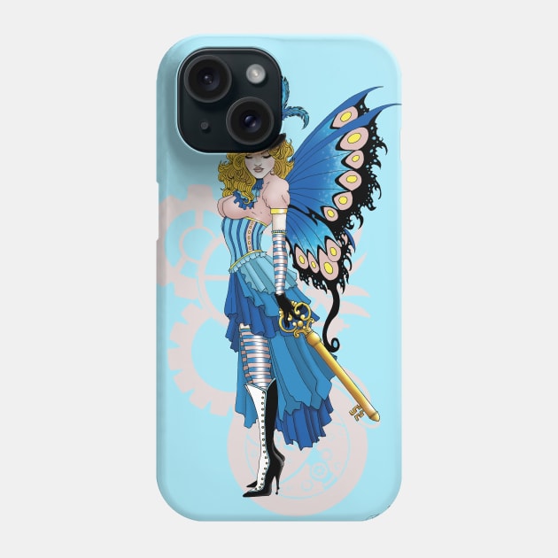 Lizzie Steampunk Fairy Phone Case by tigressdragon