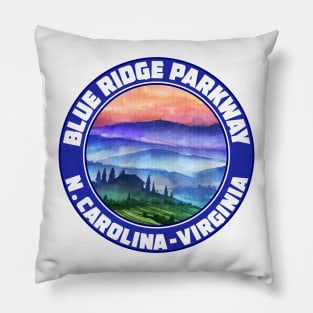 Blue Ridge Parkway North Carolina Tennessee Shenandoah Great Smoky Mountains National Park Pillow