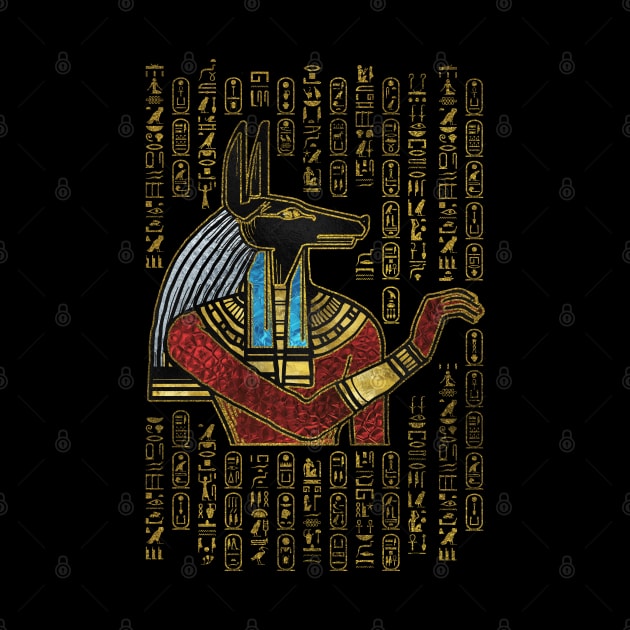 Egyptian Anubis Ornament by Nartissima