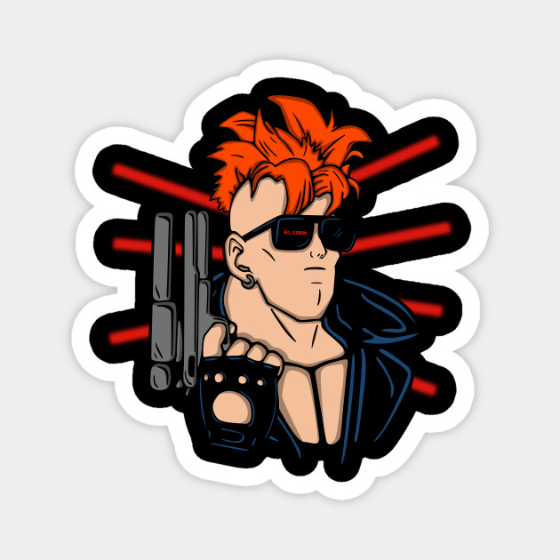 The Android 16 Dragonball Z Magnet Teepublic Au