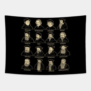 Pantheon of Christian European Church Reformers Tapestry