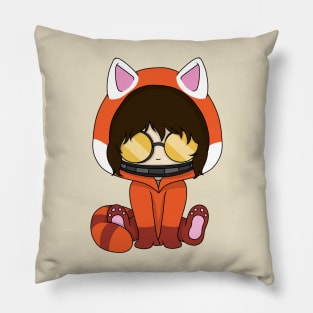 creepypasta red panda (ticci toby) Pillow