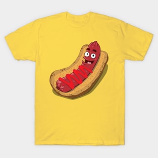 Hot Dog tshirt Graphic T-Shirt for Sale by 37designs