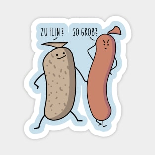 Liver sausage for funny couples Magnet