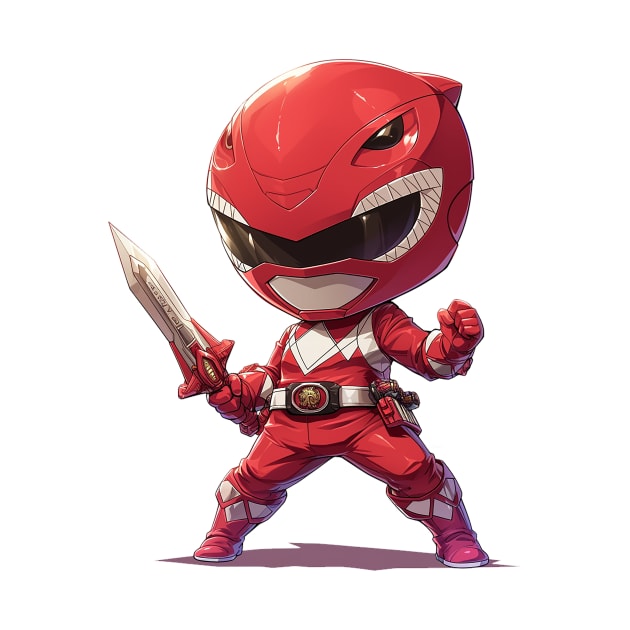 red ranger by Stephanie Francoeur Art