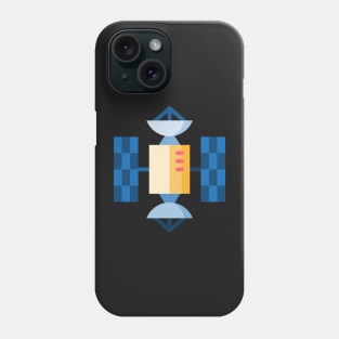 space satellite icon sticker Phone Case