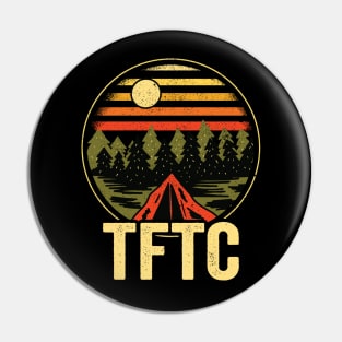 Geocaching TFTC Funny Geocacher Pin