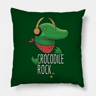 Crocodile rock Pillow