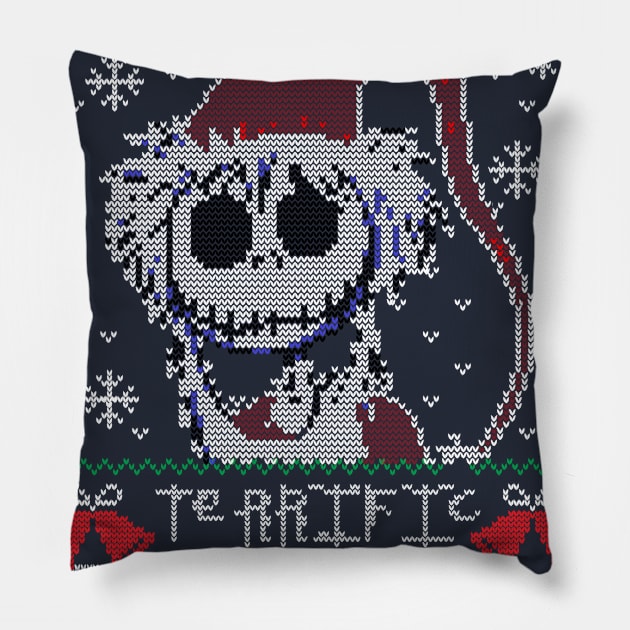 Terrific Christmas Pillow by ursulalopez