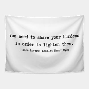 Moon Lovers Scarlet Heart Ryeo Quotes Tapestry