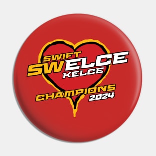 Swift Kelce SWELCE Champions Pin