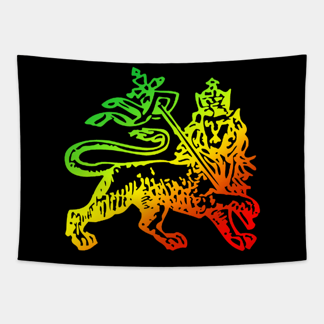 RASTA LION Tapestry by Westwaystudio