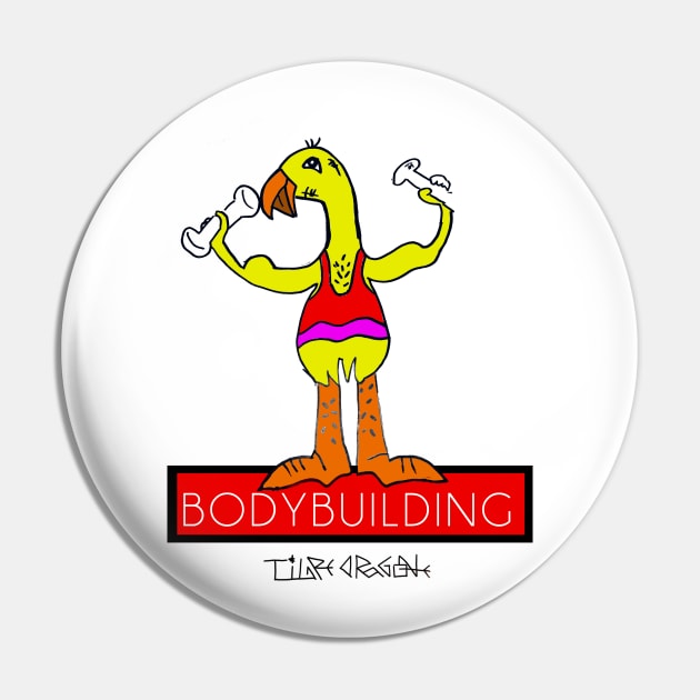 Bodybuilding Pin by Tigredragone