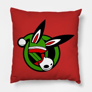 MOULE Head Logo With Santa Hat (Variant 2) Pillow