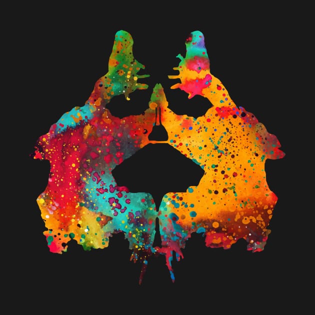 Rorschach inkblot test by erzebeth