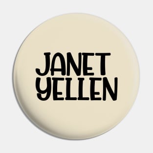 janet yellen Pin