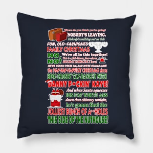 Christmas Vacation - Censored Jolliest Bunch Pillow