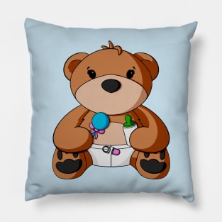 Baby Teddy Bear Pillow