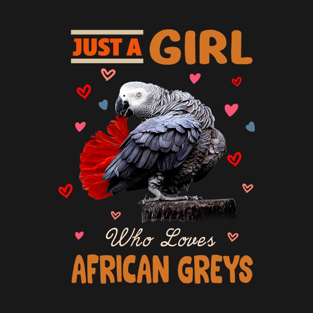 Parrot Perfection Fashionable Tee Celebrating the Beauty of African Greys by Kevin Jones Art