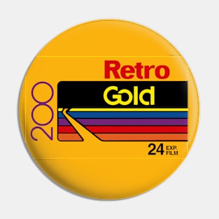 Retro Gold 200 Film Pin