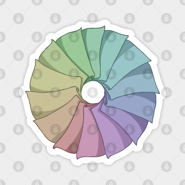 Rainbow Paper Color Wheel Rainbow TeePublic