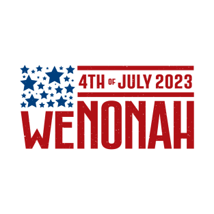 weNONAH 2023 4th of July_White T-Shirt