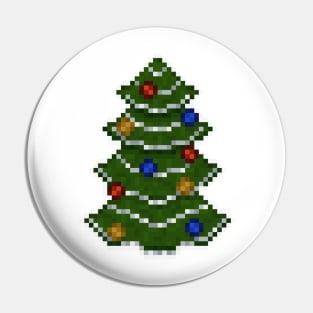 Pixel Christmas Tree Pin