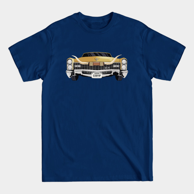 Longhorn Caddy - Texas - T-Shirt