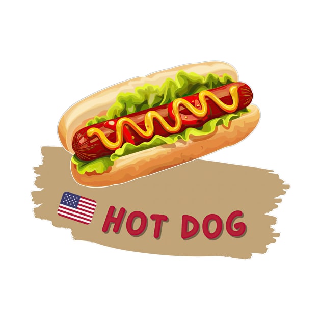 Hot dog | Traditional American cuisine by ILSOL