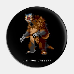 O is for Owlbear Pin