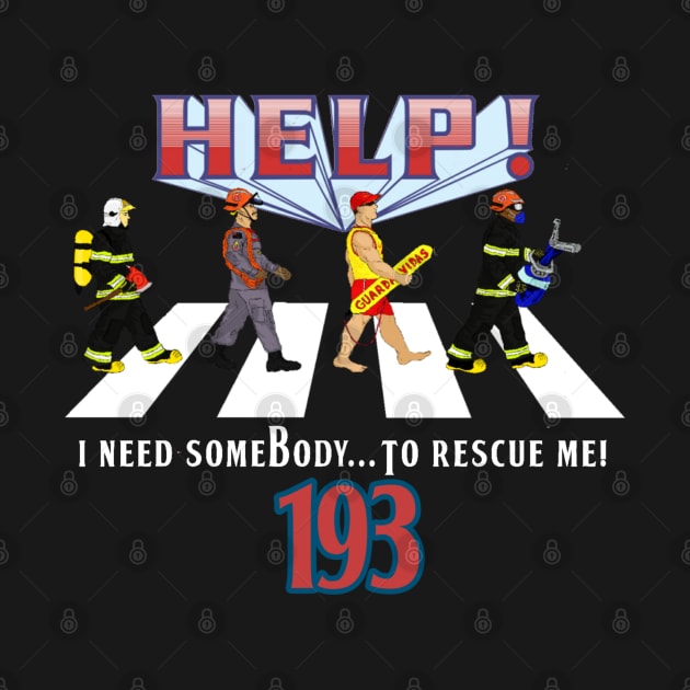 Help! Firefighters by Leo Carneiro