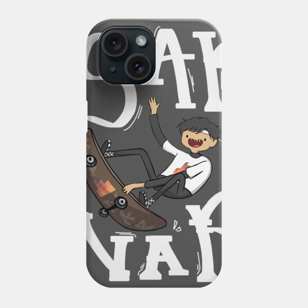 sapnap skateboarding Phone Case by naddakkidal