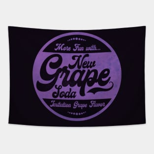 Purple Grape Flavor Soda Tapestry