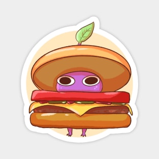 Purple Burger Pikmin Magnet