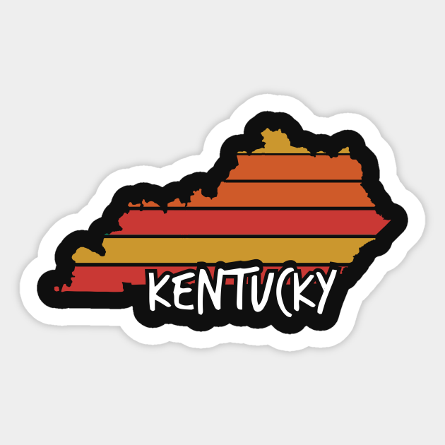 Retro Kentucky Sticker