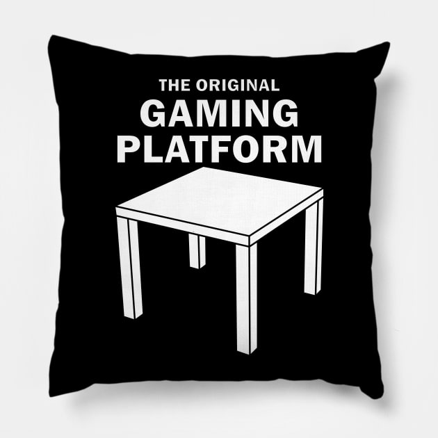 The Original Gaming Platform Pillow by humanechoes