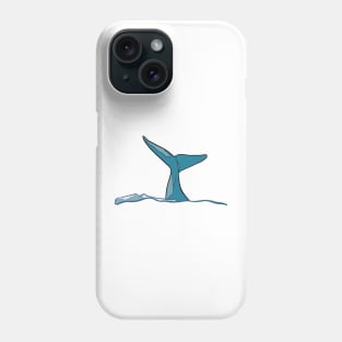 Whale fish fin Phone Case