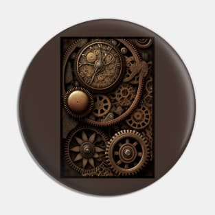 Steampunk Engine Pin