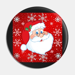 Happy Santa Claus Pin