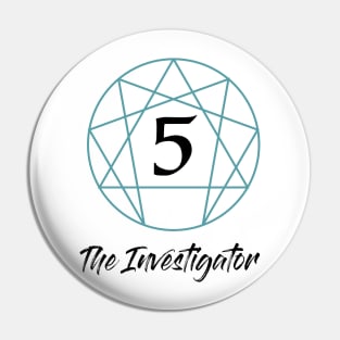 Enneagram Five - The Investigator Pin