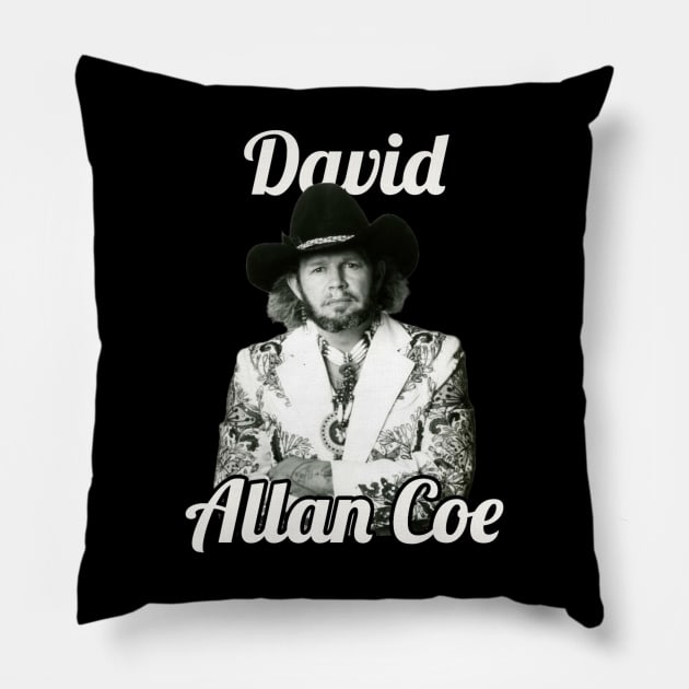 David Allan Coe / 1939 Pillow by glengskoset