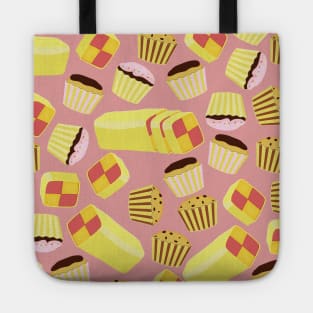 Cute cartoon cake pattern Tote