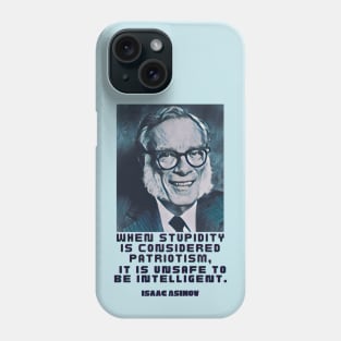 Isaac Asimov quote Phone Case