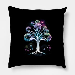 Neon Tranquility Nature Top Pillow