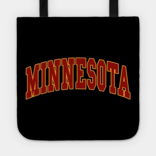 Minnesota - college university font letters text word basketball baseball softball volleyball hockey football love fan player christmas birthday gift for men women kids mothers fathers day dad mom vintage retro Tote