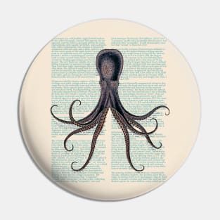 Cephalopod Fashion Pin