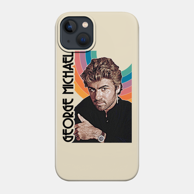 George Michael 80s Icon Retro FanArt Tribute - George Michael - Phone Case