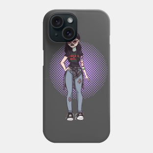 Sick, sad girl Phone Case